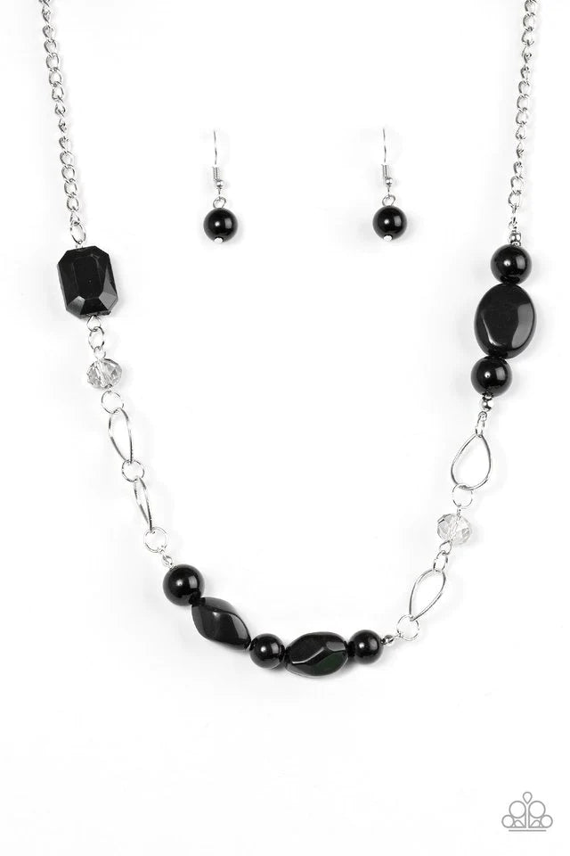 Collar Paparazzi ~ Beam Away - Negro