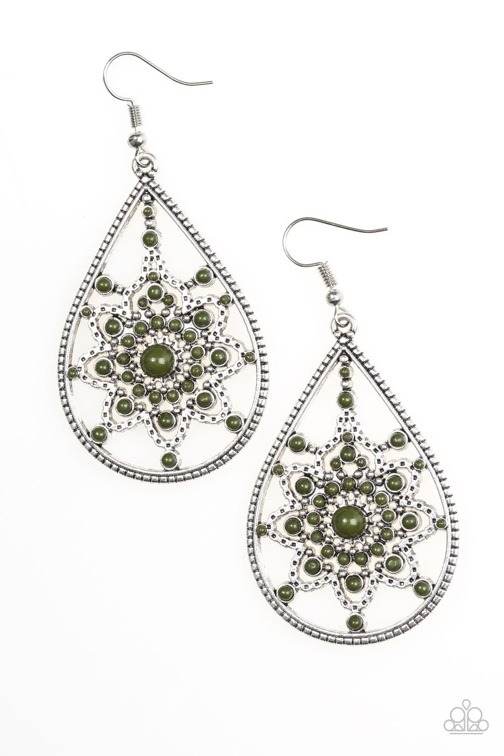 Paparazzi Earring ~ Daffodil Dreams - Green
