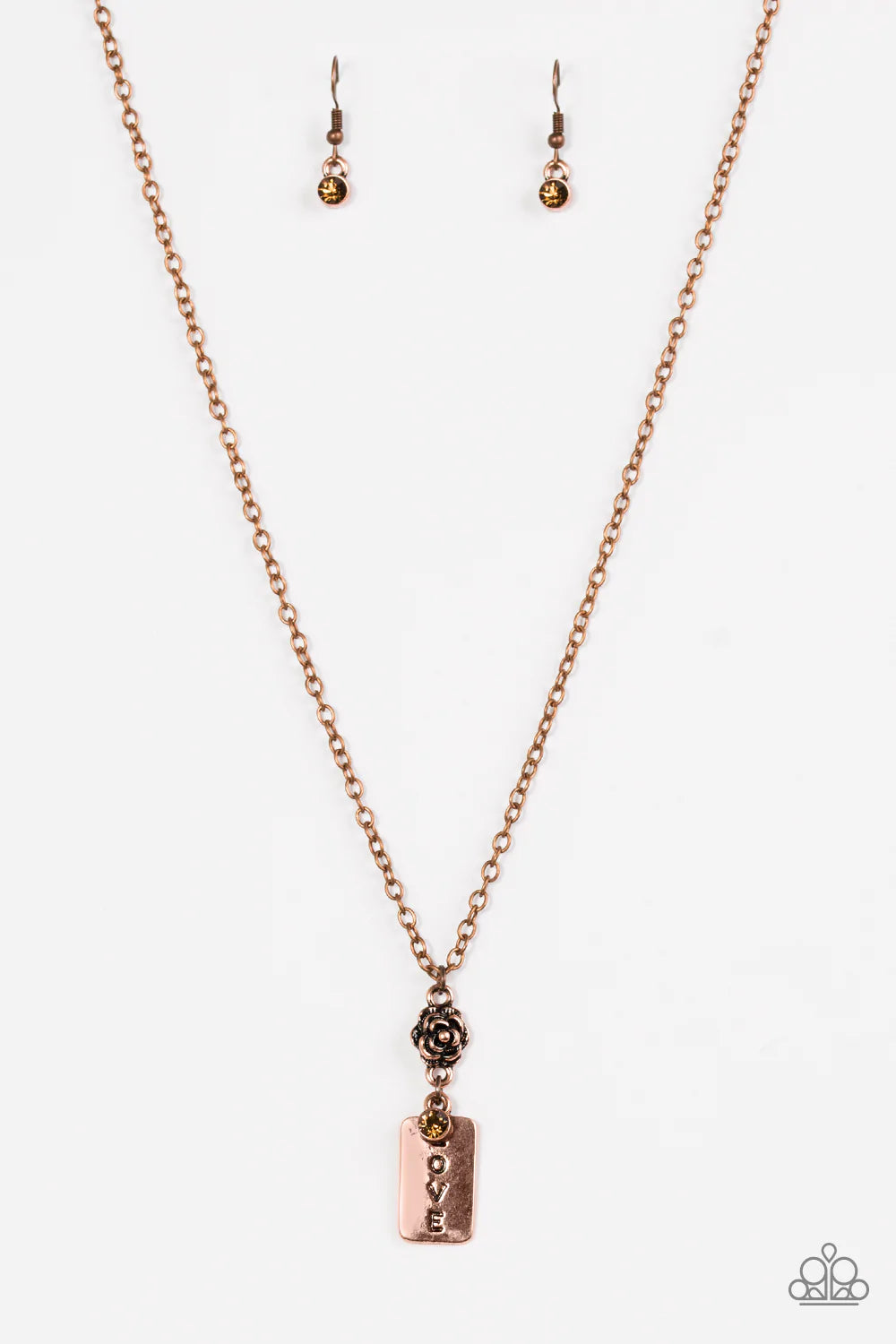 Collar Paparazzi ~ El amor es paciente - Cobre