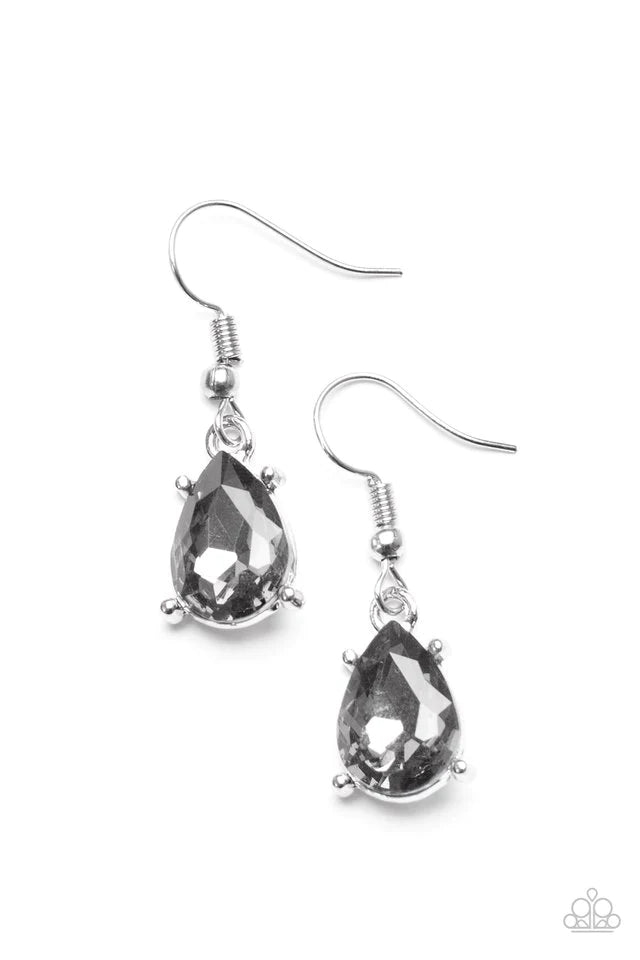 Pendiente Paparazzi ~ Live Love LUXE - Plata