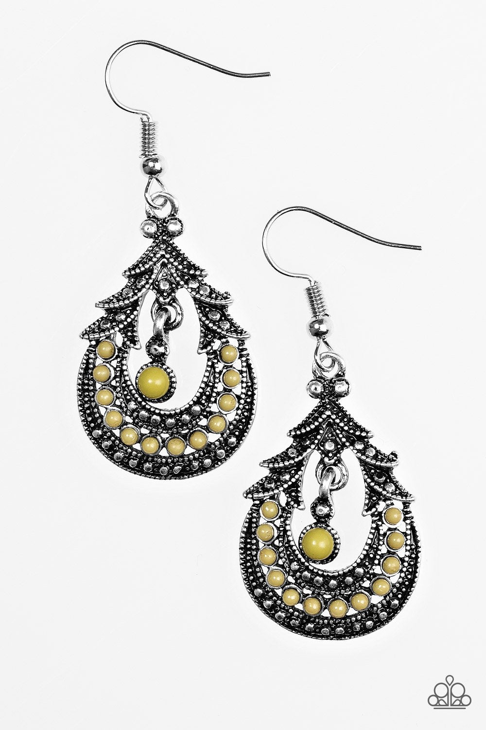 Paparazzi Earring ~ Holi - Green