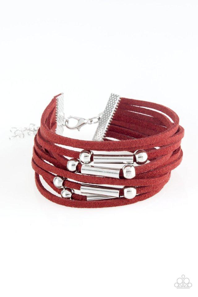 Paparazzi Bracelet ~ Back To BACKPACKER - Red