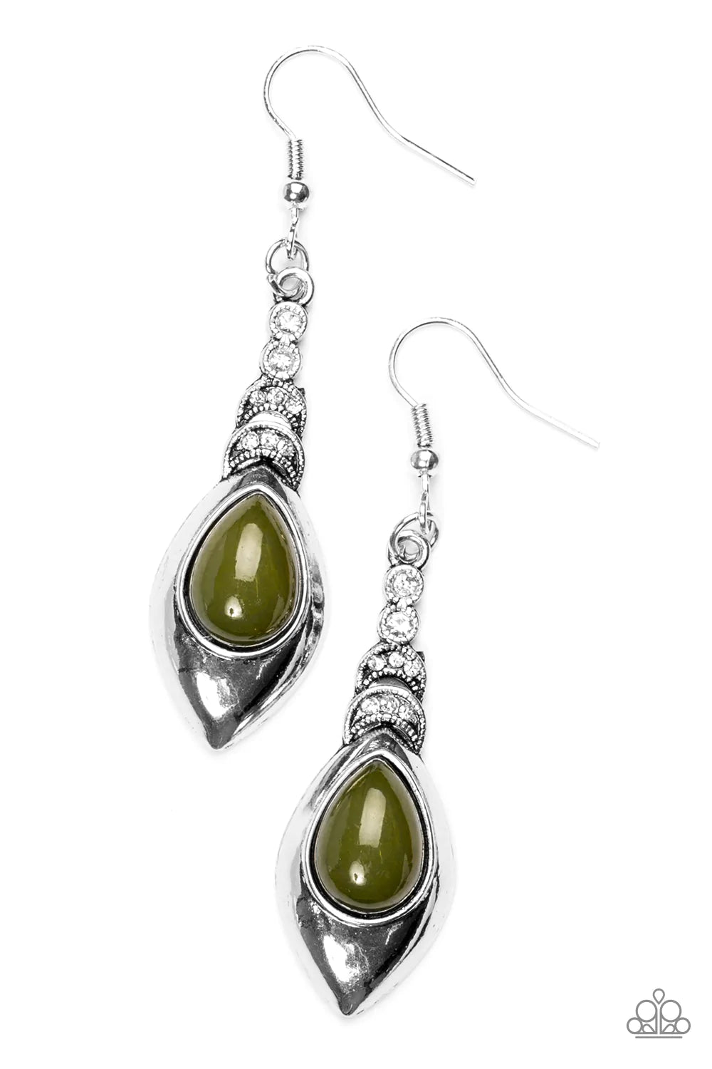 Paparazzi Earring ~ You Know HUE - Green