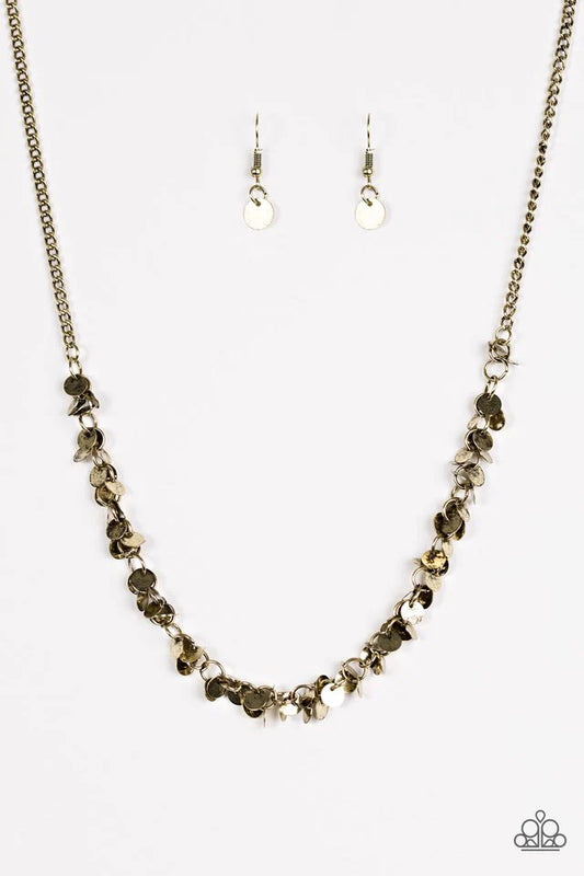 Paparazzi Necklace ~ Year To Shimmer - Brass