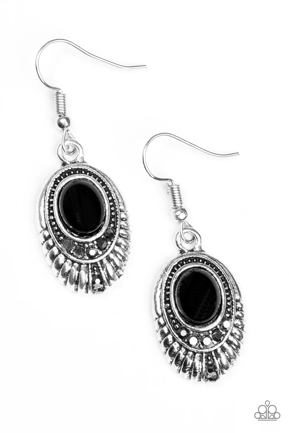 Paparazzi Earring ~ Look HUEs Talking! - Black