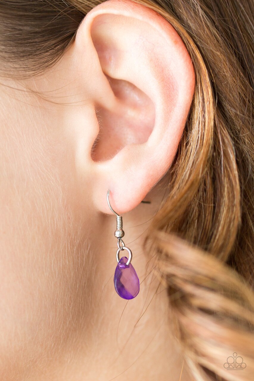 Paparazzi Necklace ~ Summer Solo - Purple