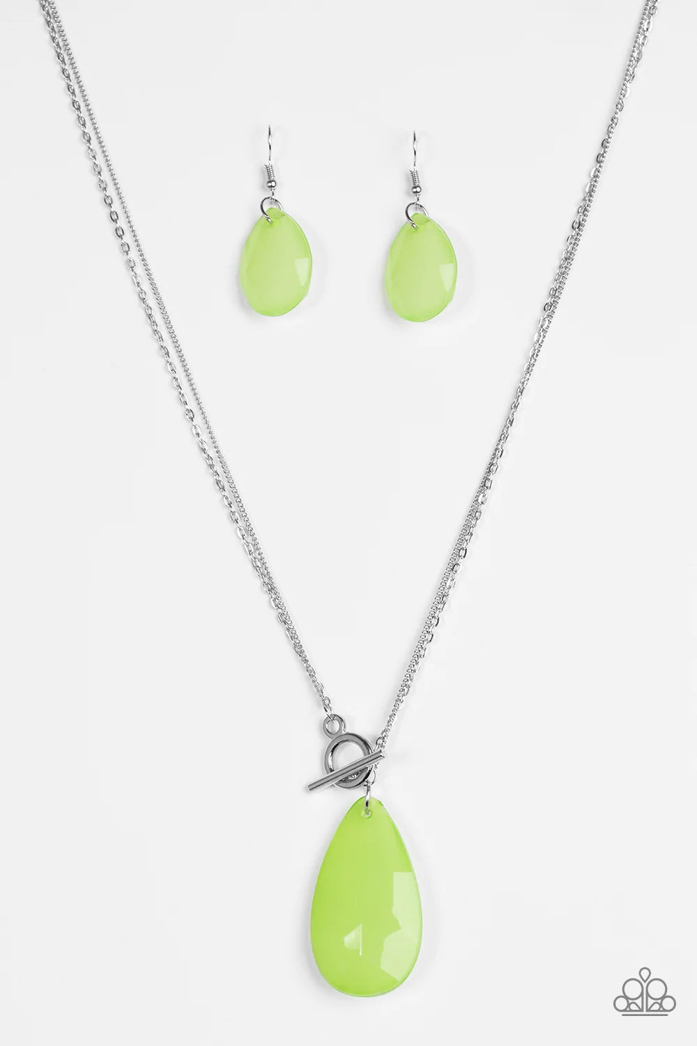 Paparazzi Necklace ~ Spring Storm - Green