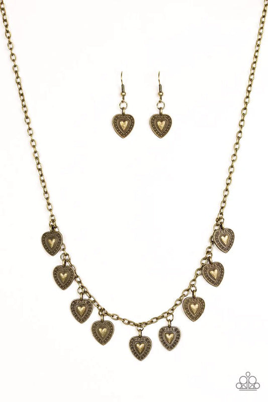 Paparazzi Necklace ~ Lost In The Moment - Brass