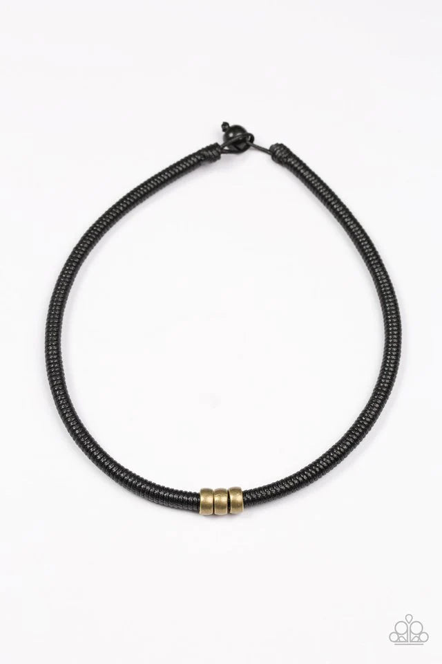 Collar Paparazzi ~ Reglas del sendero - Negro