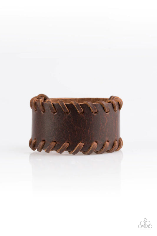 Paparazzi Bracelet ~ Any Which HIGHWAY - Brown