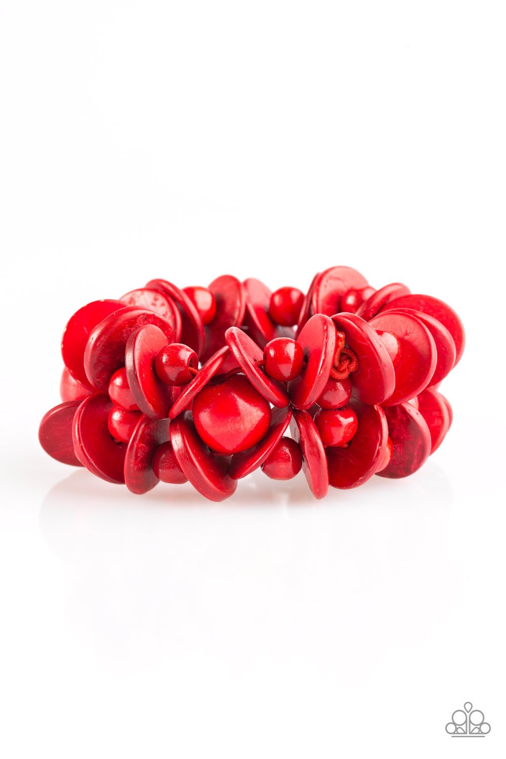Paparazzi Bracelet ~ Tropical Temptress - Red
