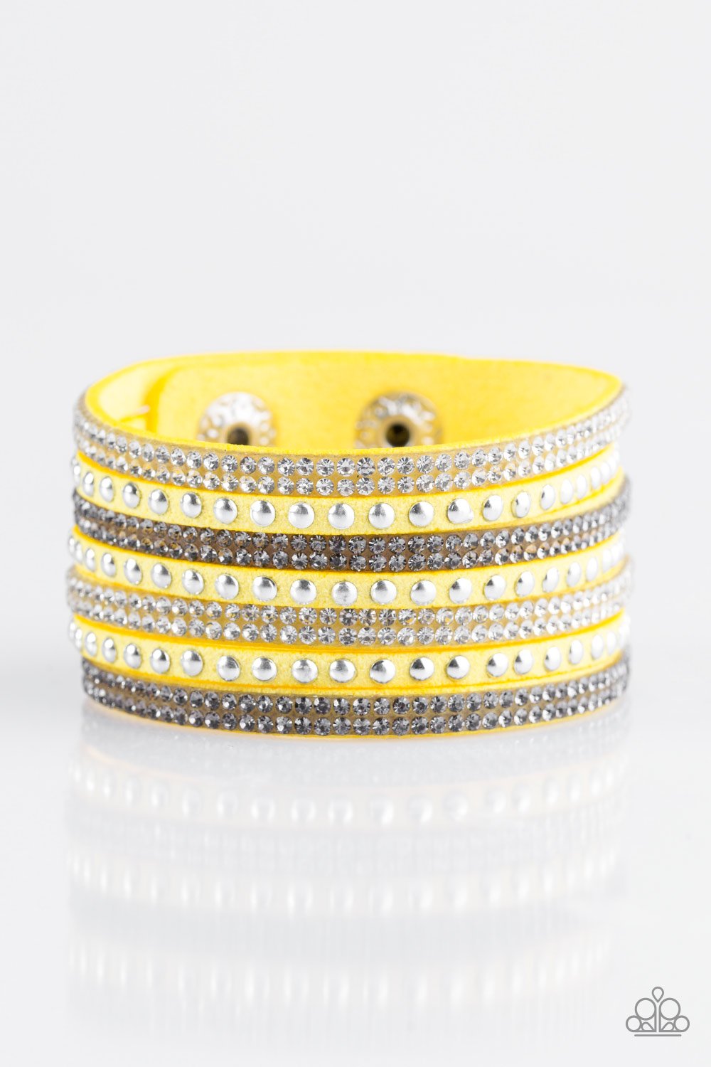 Pulsera Paparazzi ~ Victory Shine - Amarilla