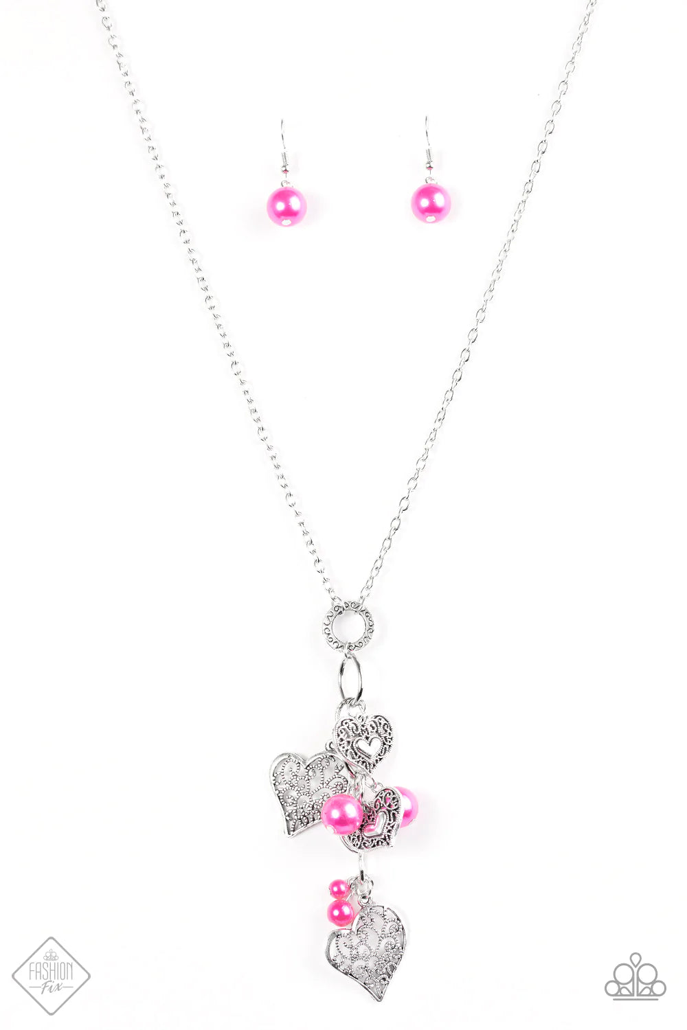 Paparazzi Necklace ~ Take The Plunge - Pink