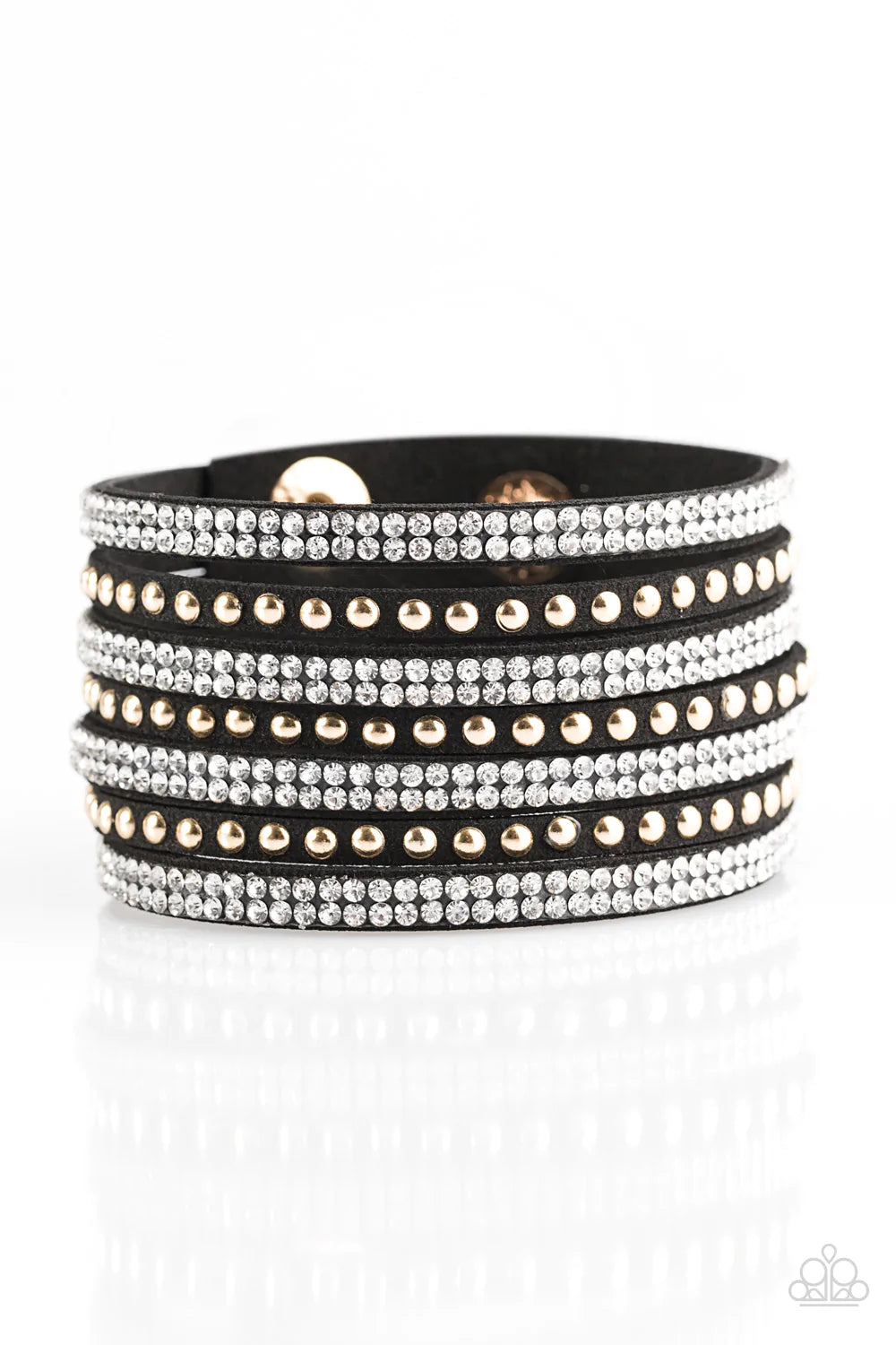 Paparazzi Bracelet ~ Victory Shine - Black