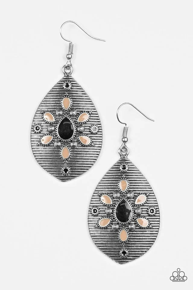 Pendiente Paparazzi ~ Sol de Sedona - Negro