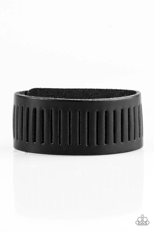 Pulsera Paparazzi ~ Take A Drive - Negro
