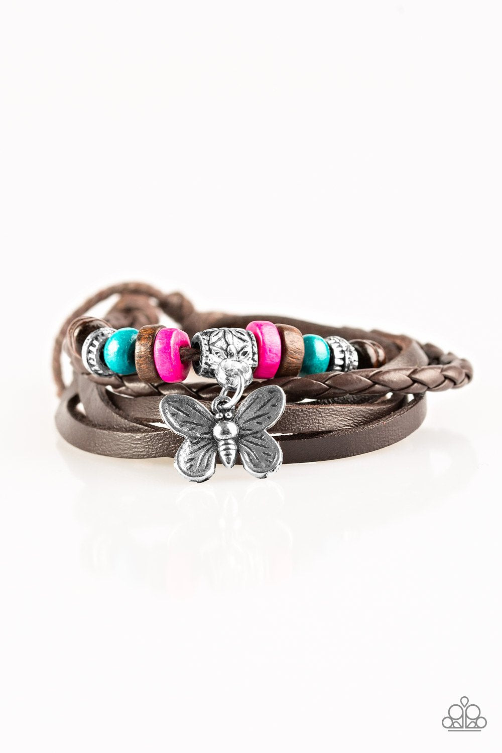 Paparazzi Bracelet ~ Fluttering Forests - Multi