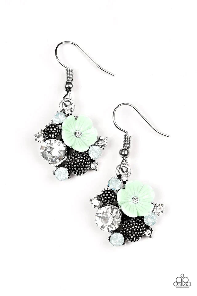 Paparazzi Earring ~ Lily Valleys - Green