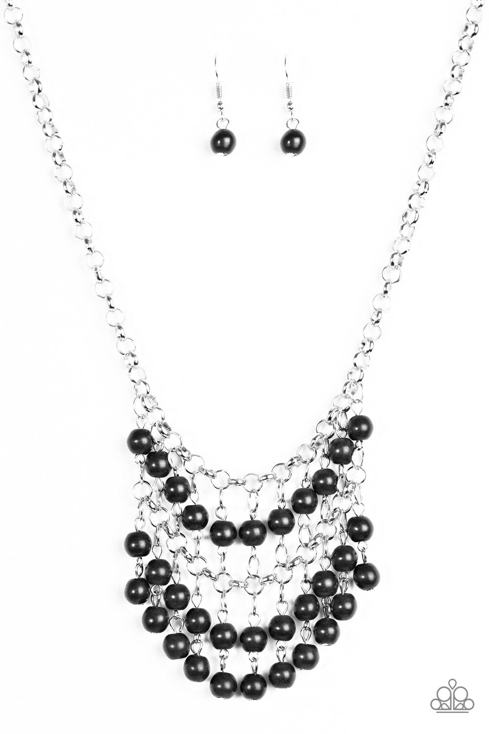 Paparazzi Necklace ~ Jurassic Park Party - Black