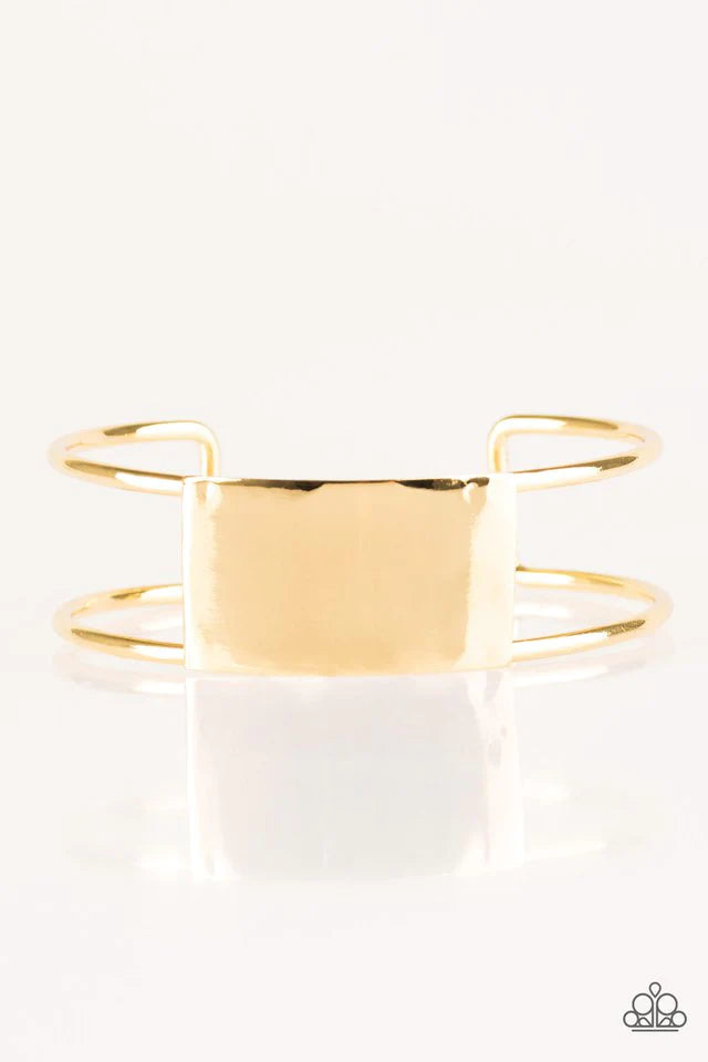 Paparazzi Bracelet ~ Set The SHEEN - Gold