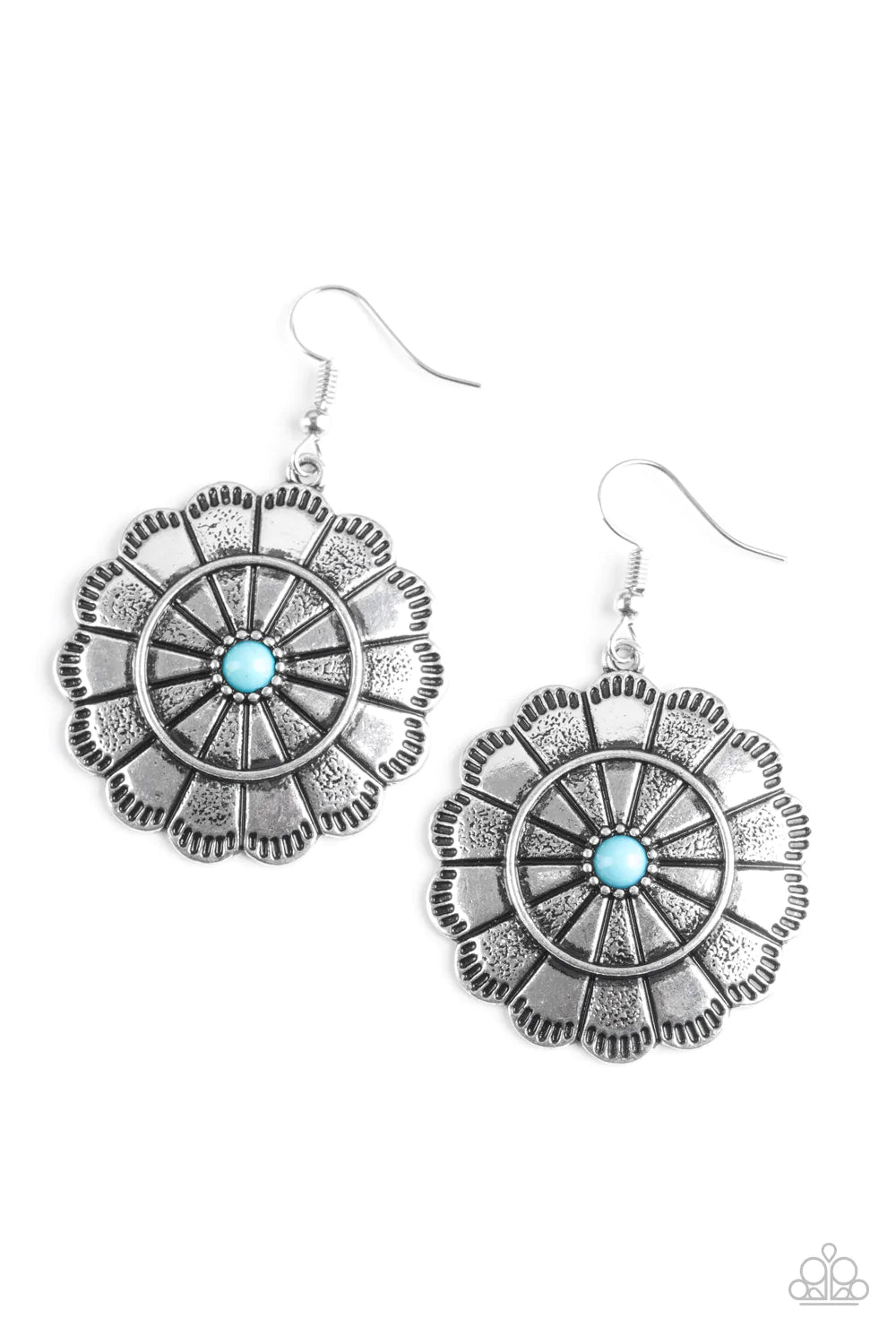 Paparazzi Earring ~ Im No Wallflower - Blue