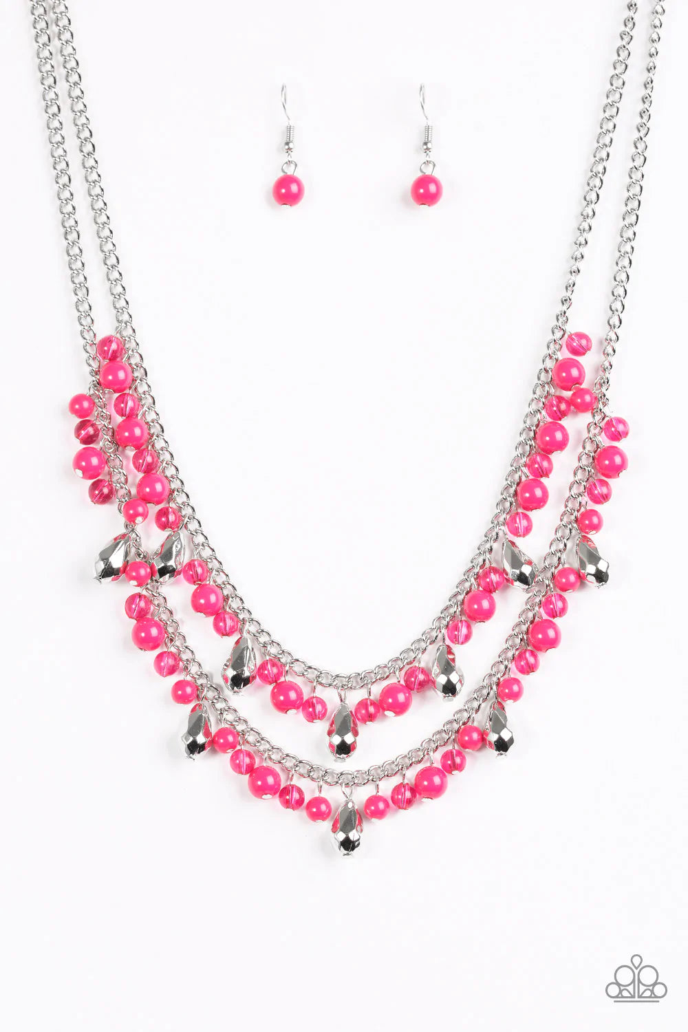 Collar Paparazzi ~ Glamour del carnaval - Rosa