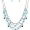 Paparazzi Necklace - Mardi Gras Glamour - Blue