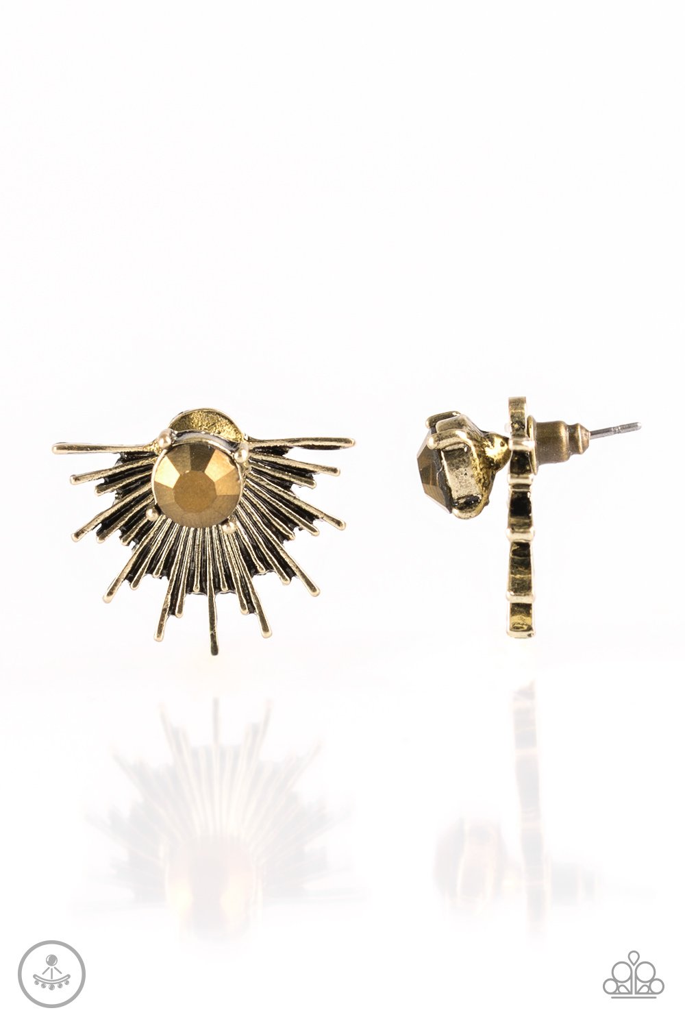 Paparazzi Earring ~ Dynamic - Brass