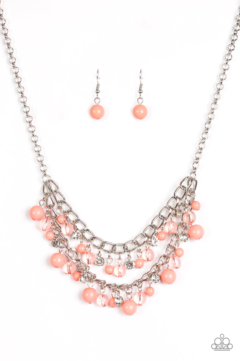 Collar Paparazzi ~ Fiesta nupcial - Naranja