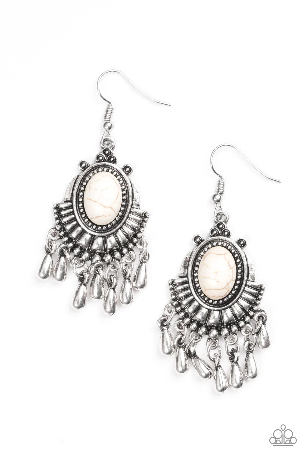 Pendiente Paparazzi ~ Onward and Westward - Blanco
