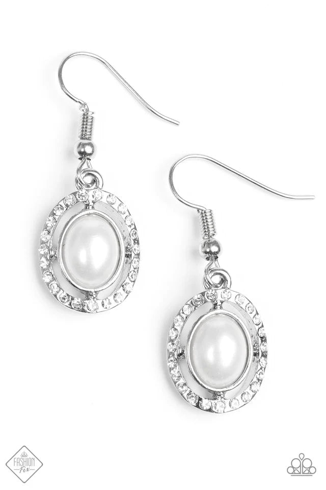 Pendiente Paparazzi ~ Fabulosamente de cuento de hadas - Blanco