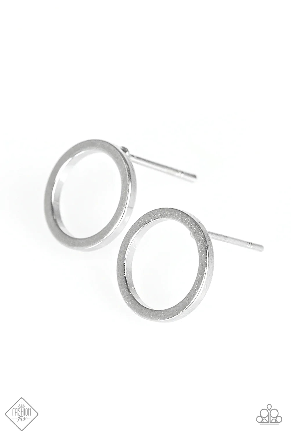 Paparazzi Earring ~ Minimal Masterpiece - Silver