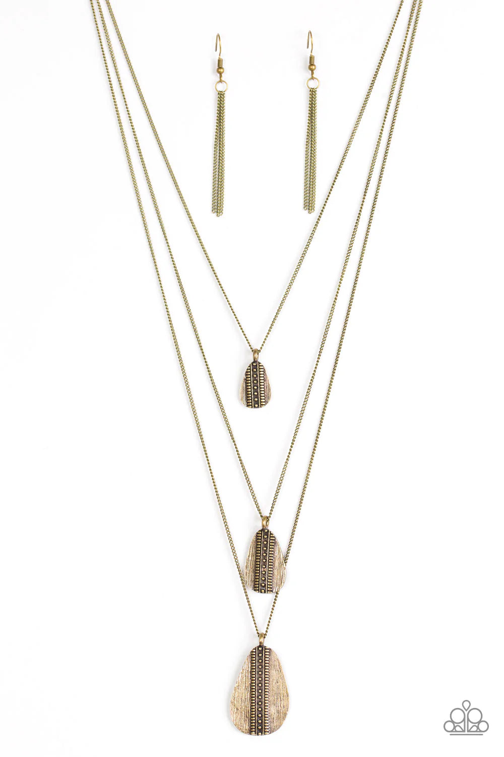 Paparazzi Necklace ~ Sonoran Storm - Brass