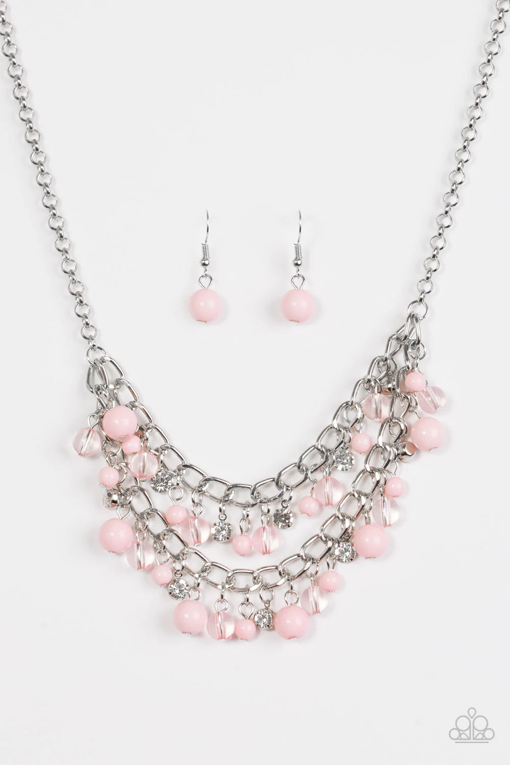 Collar Paparazzi ~ Fiesta nupcial - Rosa