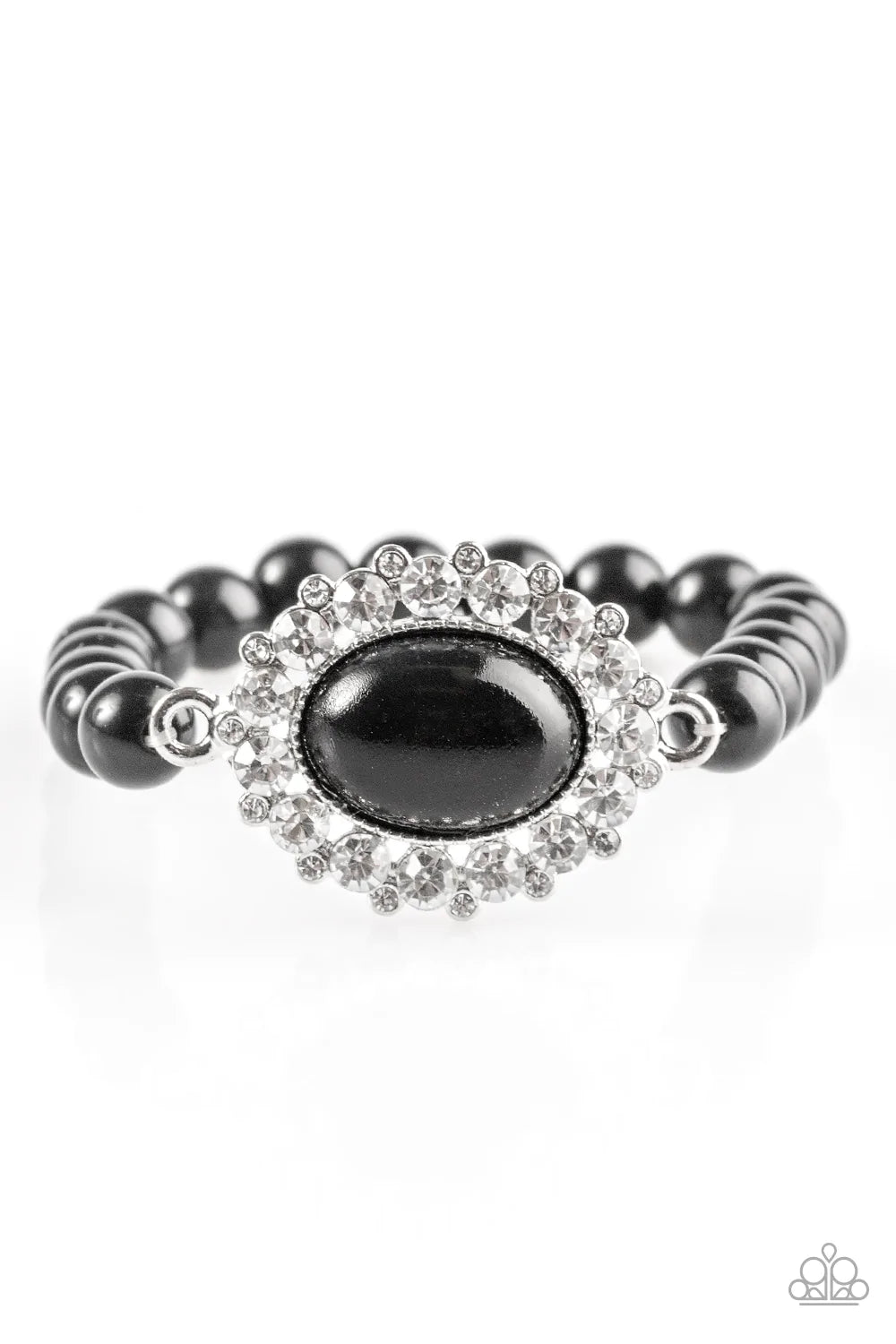 Pulsera Paparazzi ~ Starry-Eyed Starlet - Negro