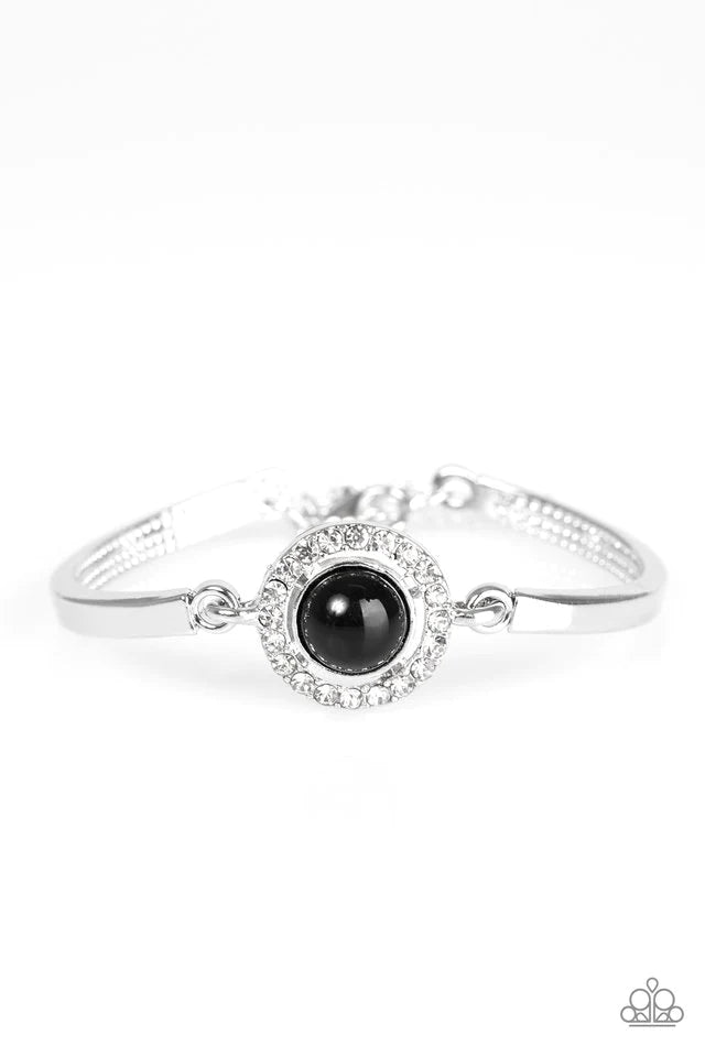 Pulsera Paparazzi ~ Glamour Icon - Negro