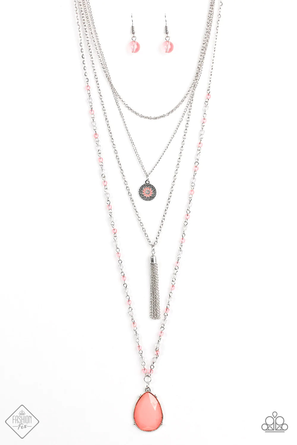 Paparazzi Necklace ~ Knockout Keepsake - Orange