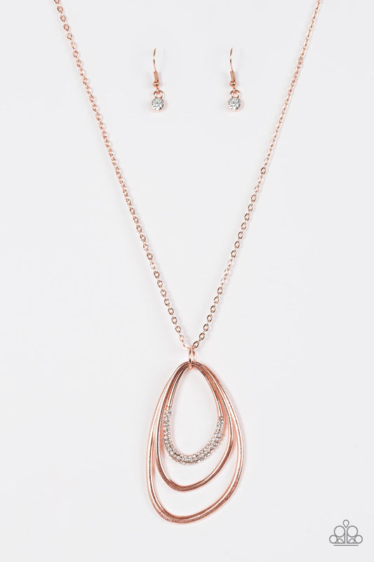 Paparazzi Necklace ~ Already Aglow - Copper