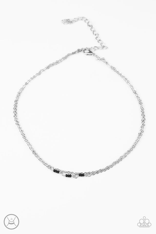 Paparazzi Necklace ~ Retro Rainbow - Black