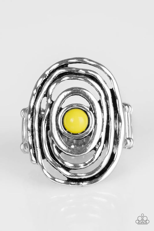 Paparazzi Ring ~ Colorfully Chaotic - Yellow