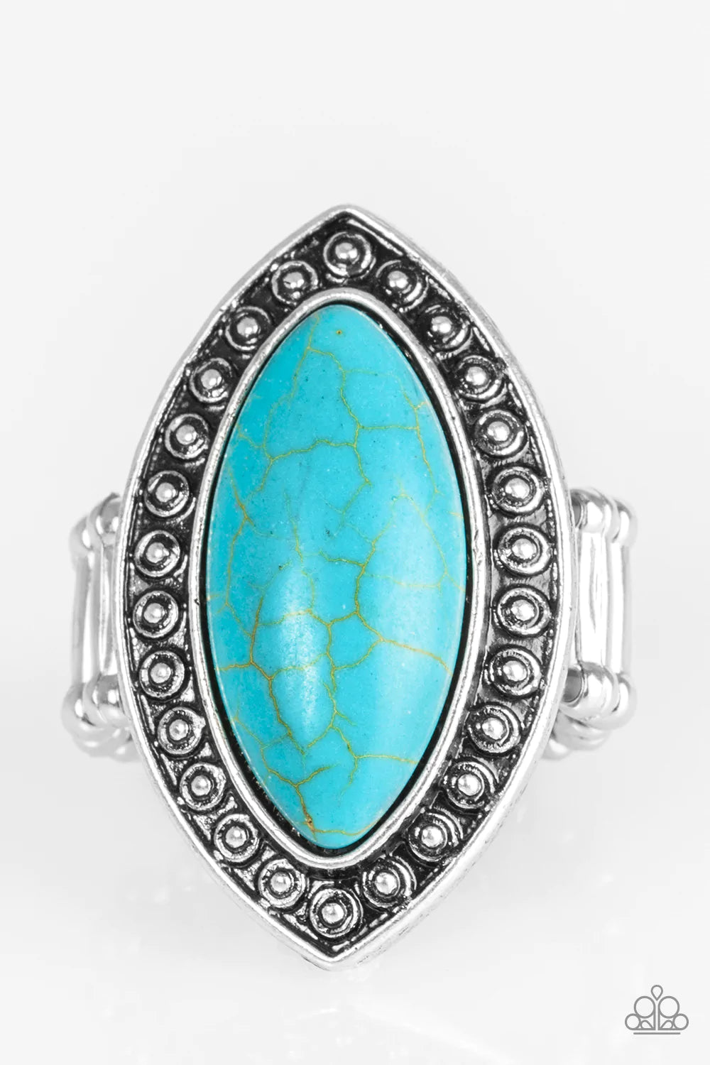 Anillo Paparazzi ~ Apuntando a Amazon - Azul