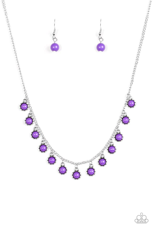 Collar Paparazzi ~ Gypsy Glow - Púrpura