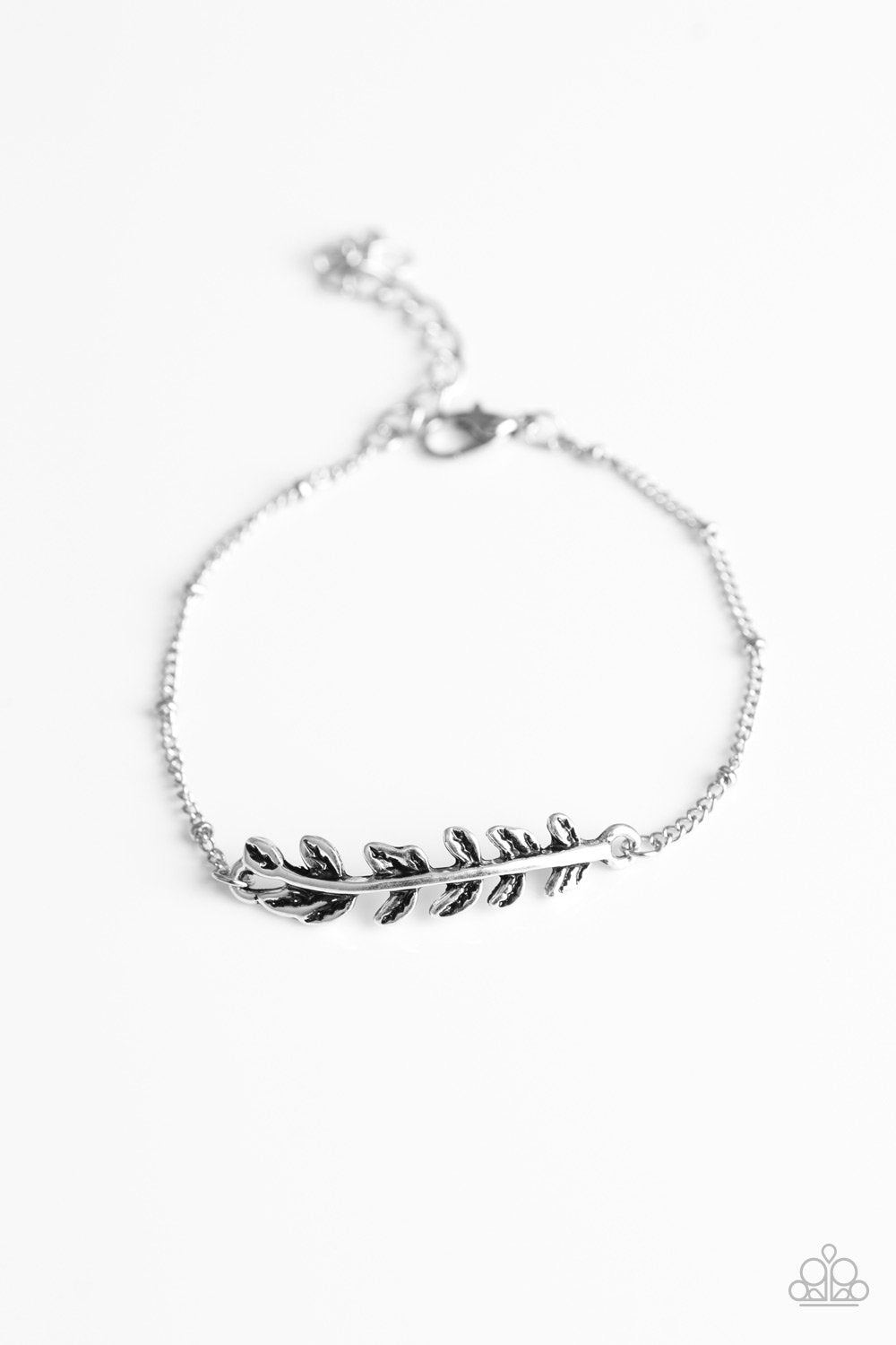 Paparazzi Bracelet ~ Bet The BRANCH - Silver