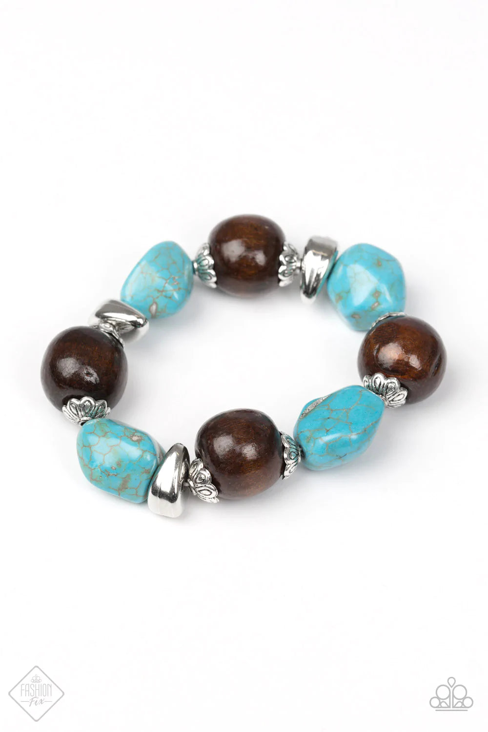 Paparazzi Bracelet ~ Gorgeously Grounded - Blue