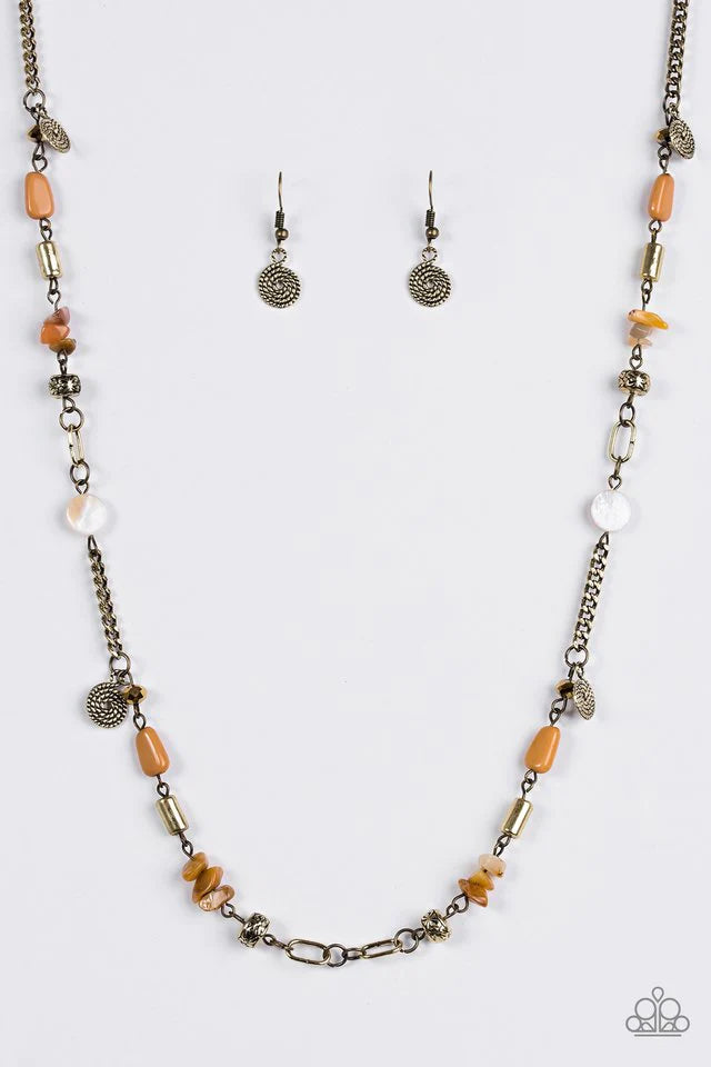 Collar Paparazzi ~ Ocean Bliss - Amarillo