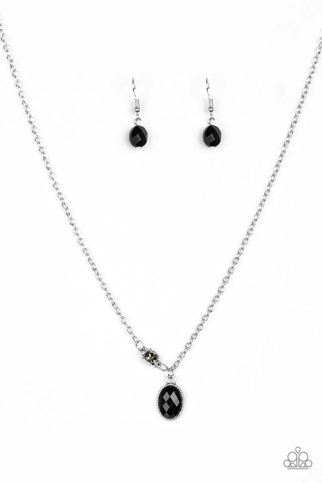 Paparazzi Necklace ~ Take A Gamble - Black