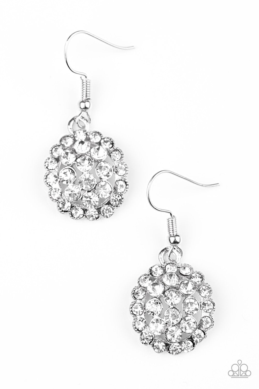 Paparazzi Earring ~ Runway Ready - White