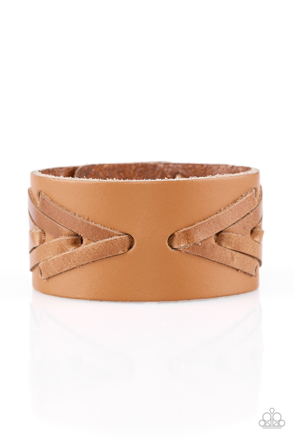 Pulsera Paparazzi ~ Cowboy Country - Marrón