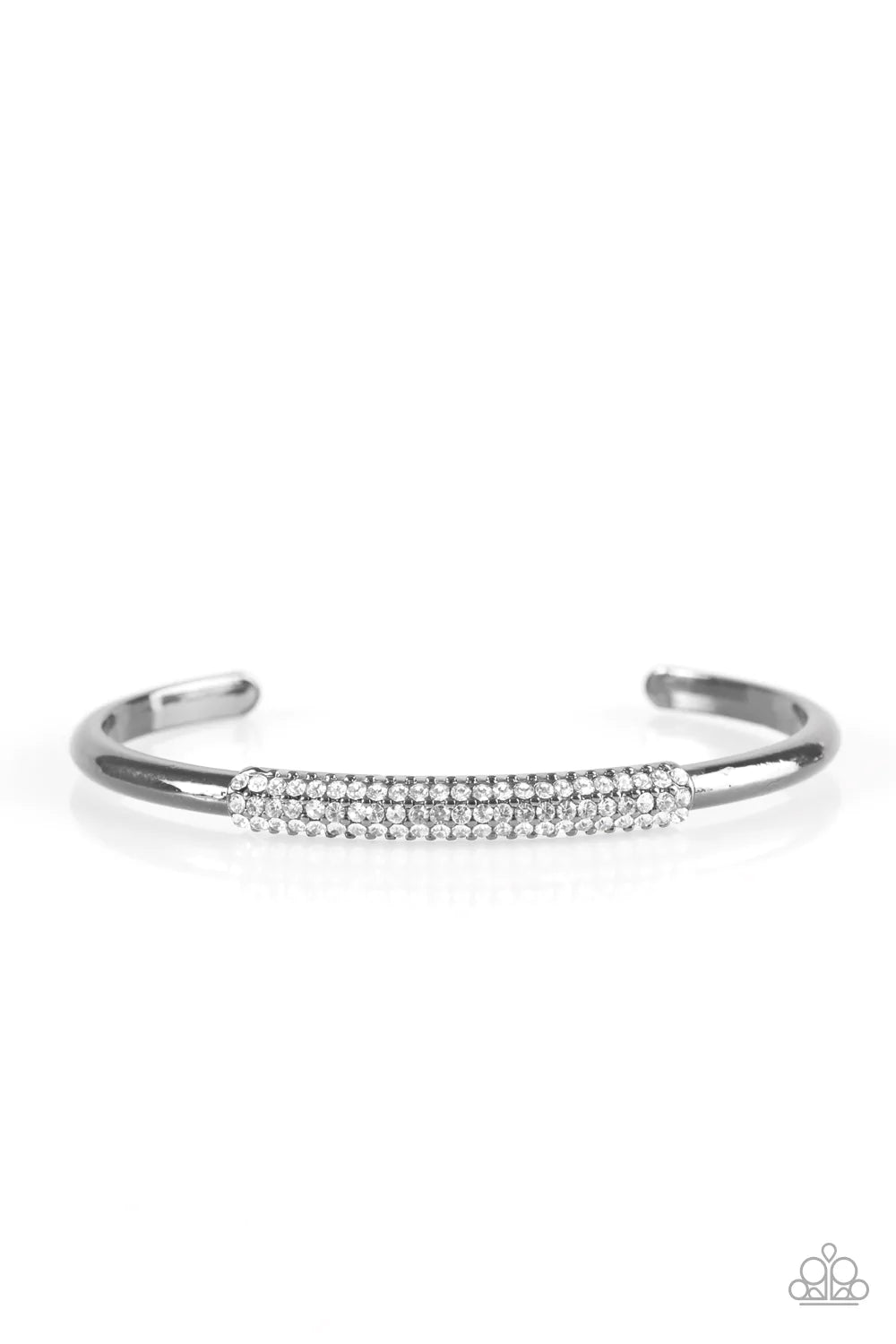 Pulsera Paparazzi ~ CACHE Only - Negra