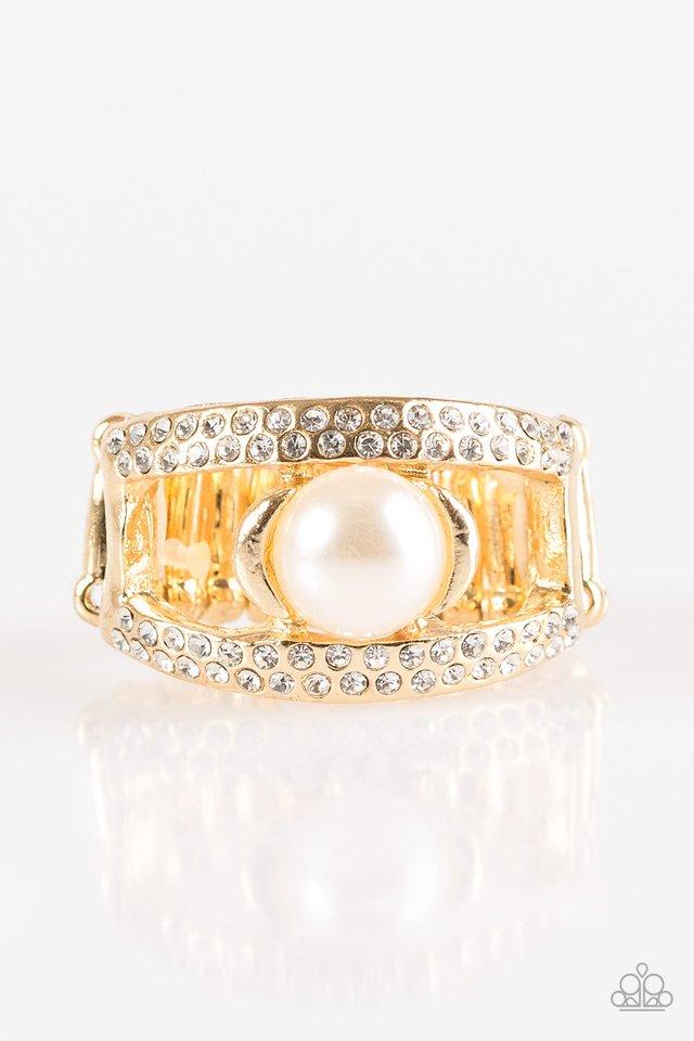 Anillo de paparazzi ~ Corrida bancaria - Oro